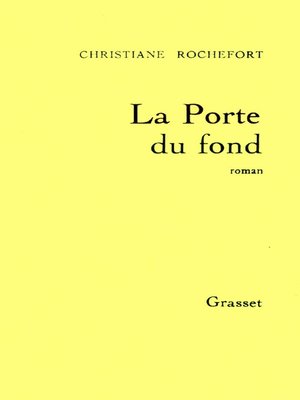 cover image of La porte du fond